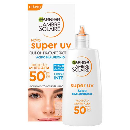 Creme Fluido Diário Hidratante SUPER UV Ácido Hialurónico